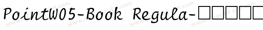 PointW05-Book Regula字体转换